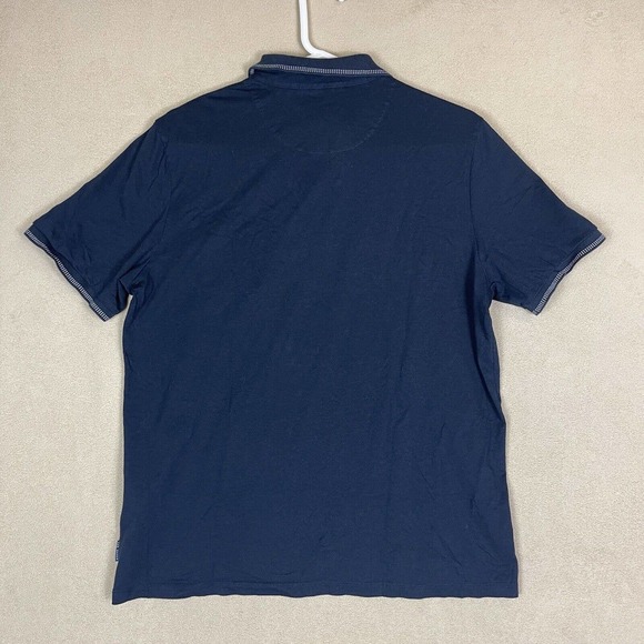 Ted Baker Polo Shirt Adult 5‎ Blue London Short Sleeve Golf Tennis Rugby Mens - Picture 10 of 11